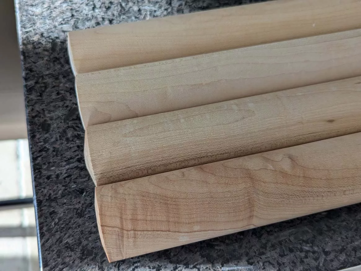Hand-Turned Sugar Maple Rolling Pin – 17-Inch, Finished or Unfinished Options - Image 5