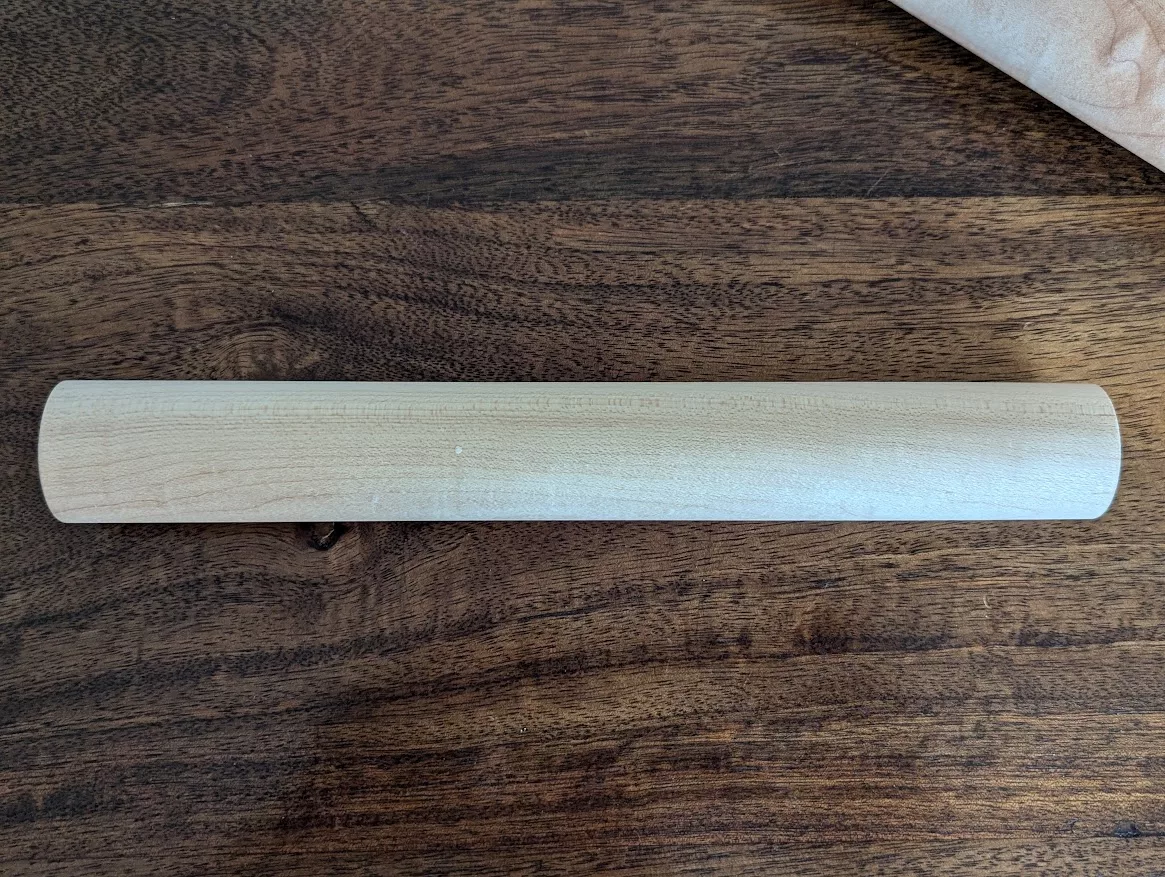 Hand-Turned Sugar Maple Rolling Pin – 17-Inch, Finished or Unfinished Options - Image 9