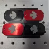 Personalized Set of 4 Canadian Maple Leaf Aluminum Luggage Tags – Durable & Custom Engraved - Image 4