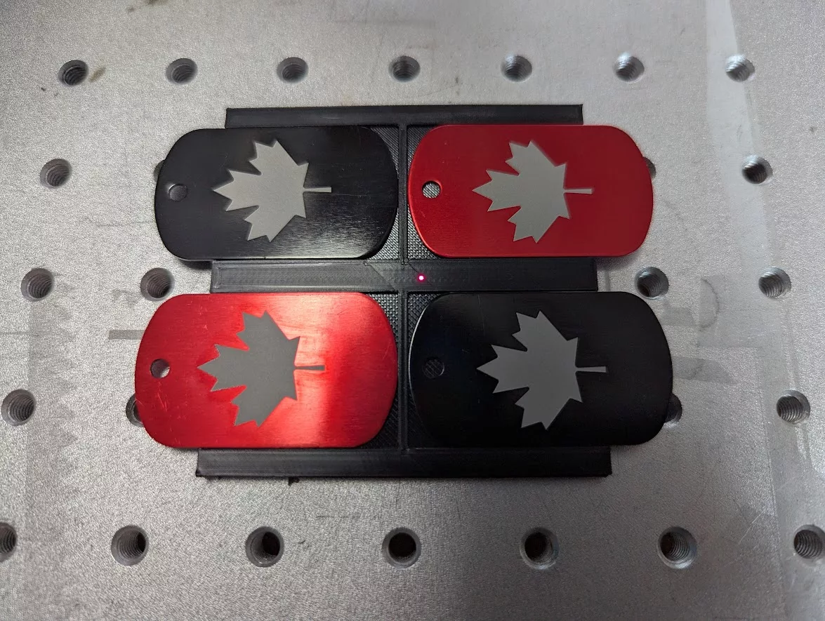 Personalized Set of 4 Canadian Maple Leaf Aluminum Luggage Tags – Durable & Custom Engraved - Image 4
