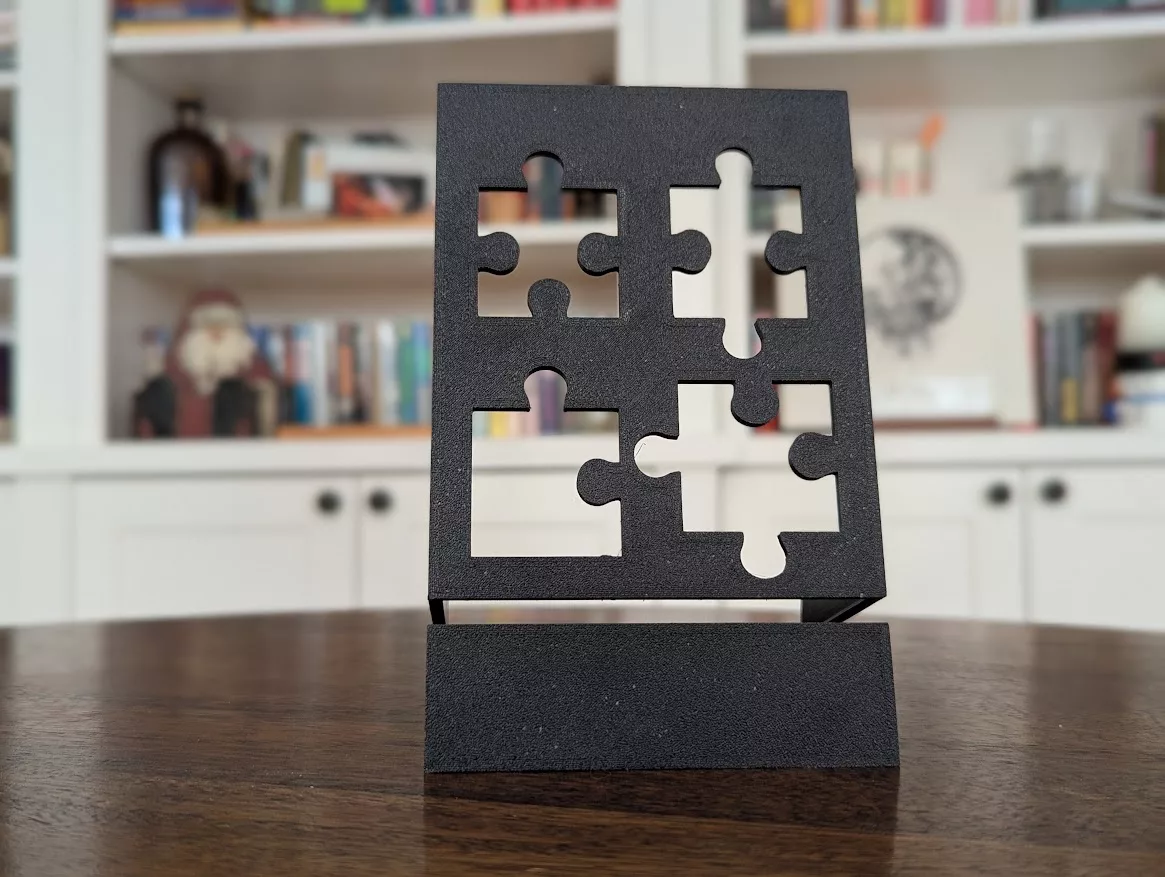 Jigsaw Puzzle Box Lid Display Stand
